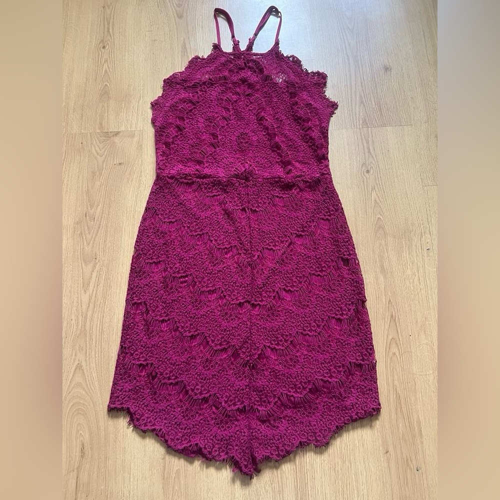 Free People Pink Asymmetrical Sheath Dress Mock Neck Sleeveless